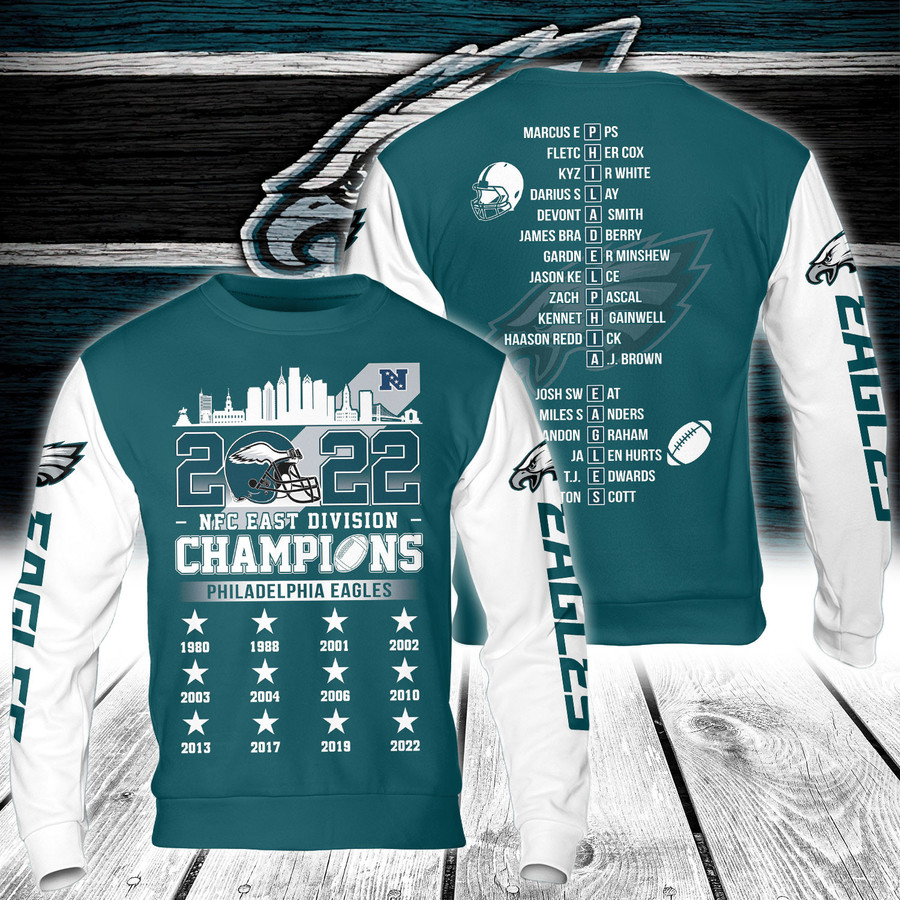 Philadelphia Eagles 2022 super bowl Champions Unisex T-Shirt - BTF Store