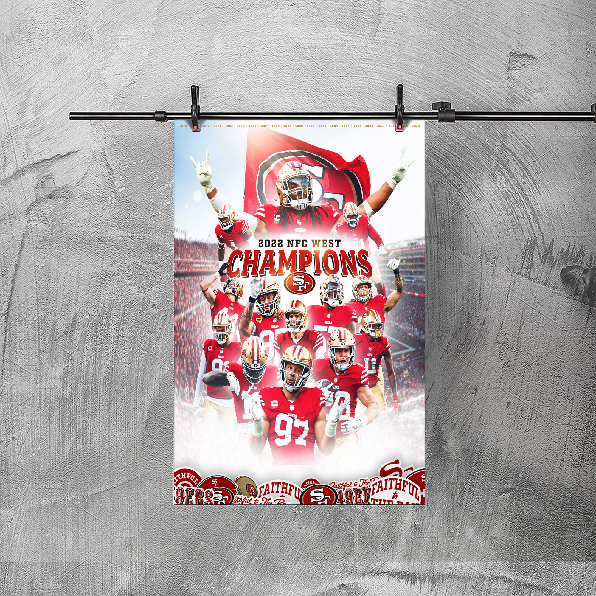 San Francisco 49ers Champions NFC 2022 Cap - BTF Store