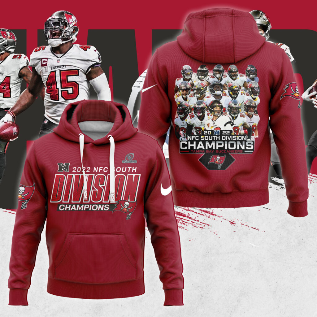 Tampa Bay Buccaneers NFC South Division Champions 2022 Hoodie