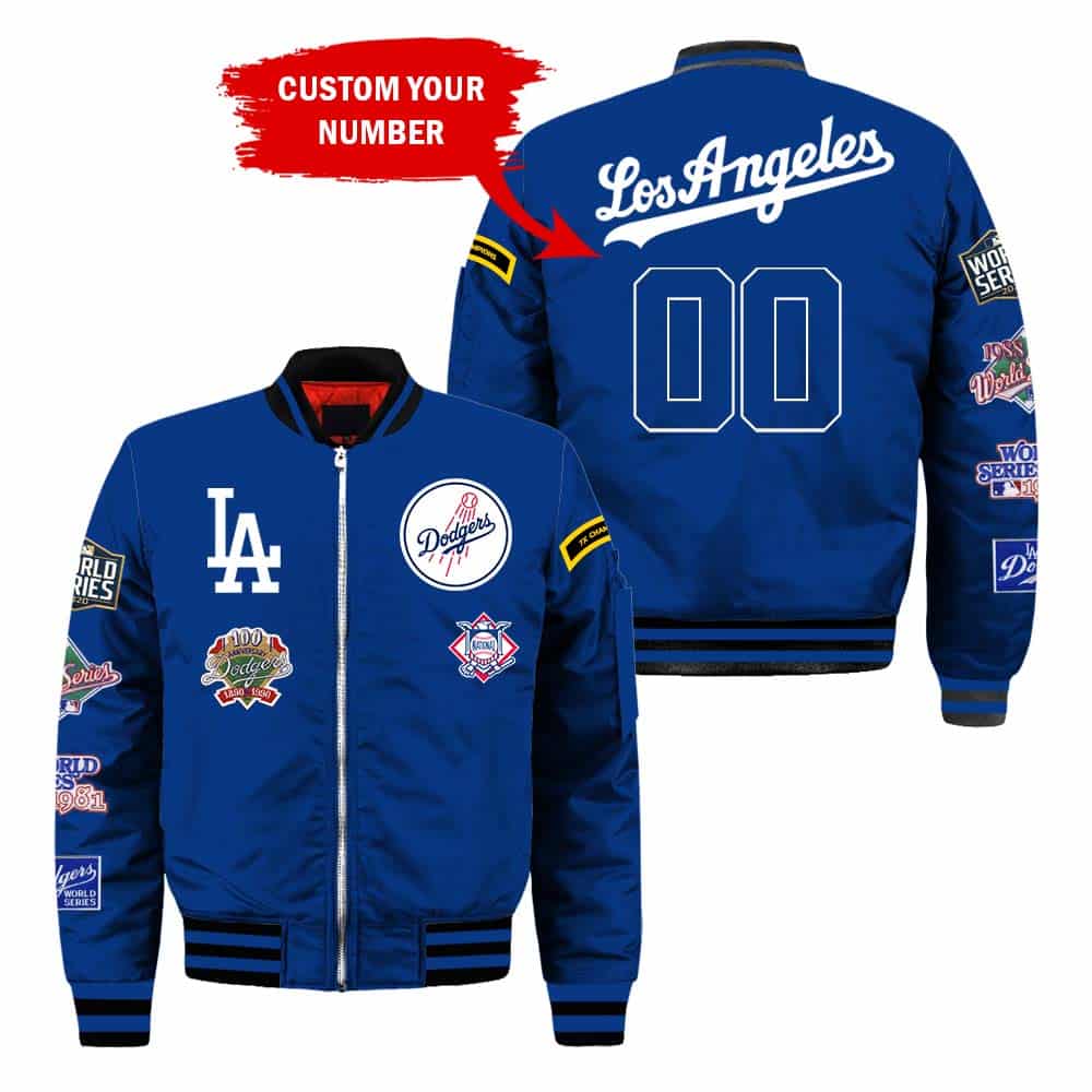 Los Angeles Dodgers World Series Champions Bomber Jacket