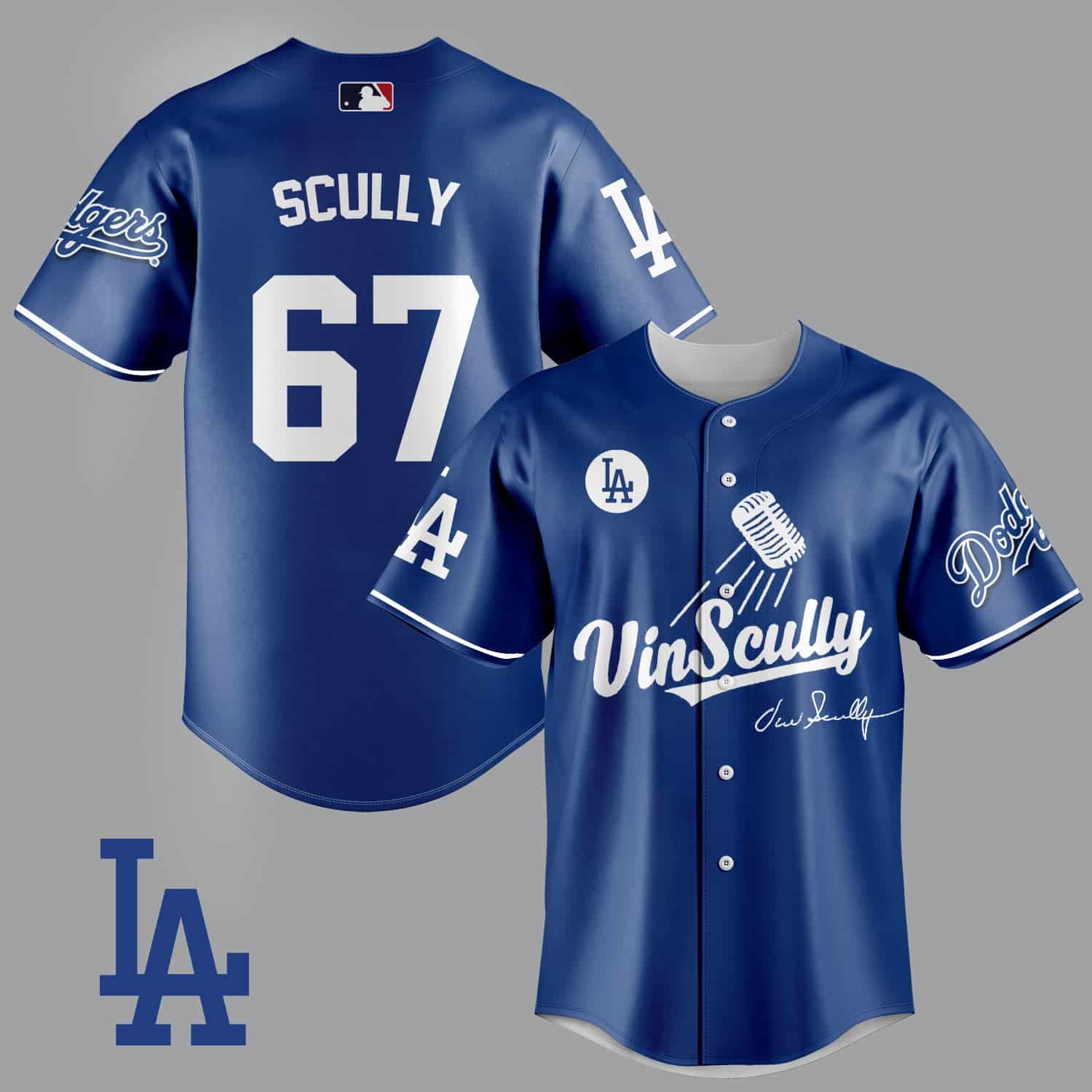 vin scully dodgers jersey