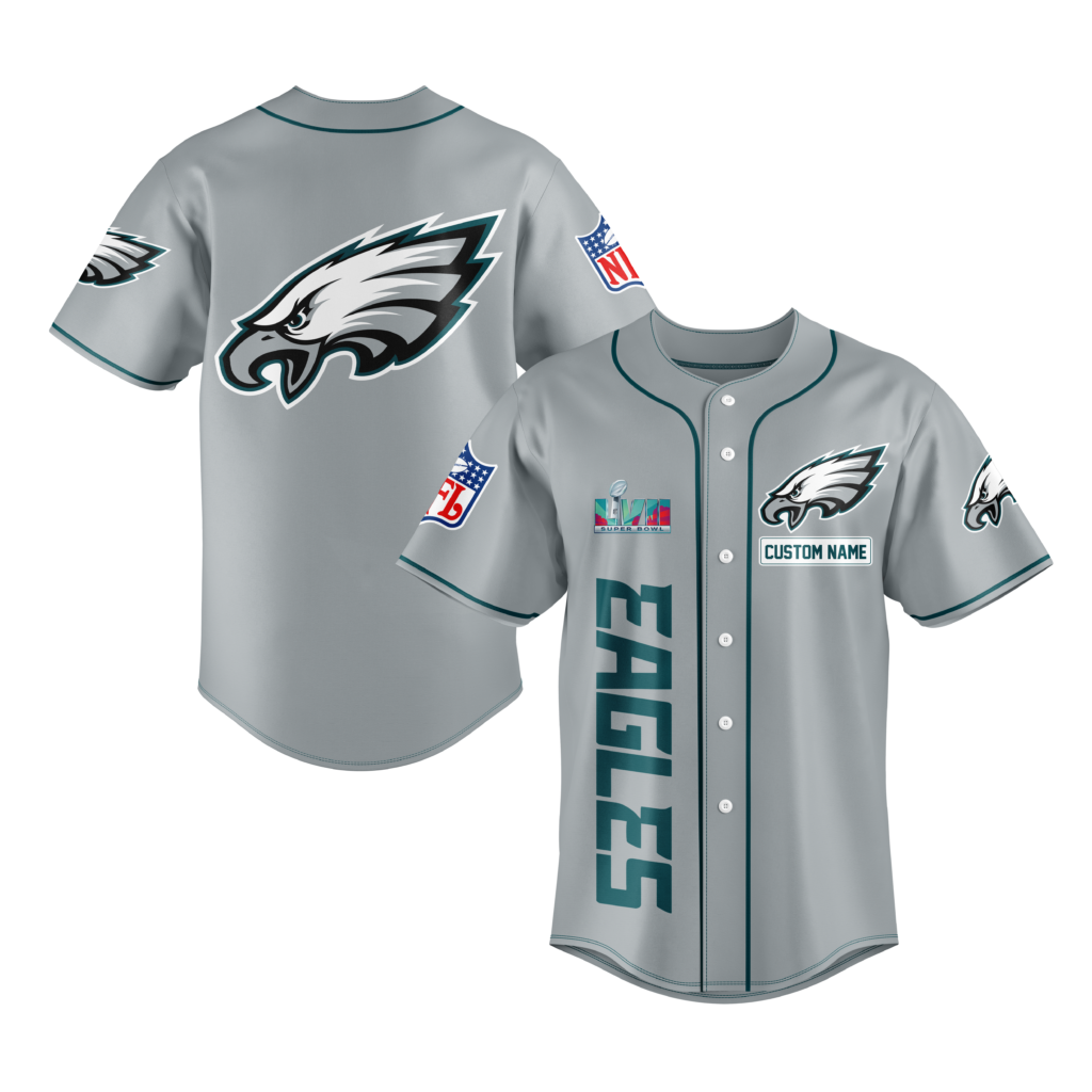 Philadelphia Eagles Modern NFL Baseball Jersey Shirt –