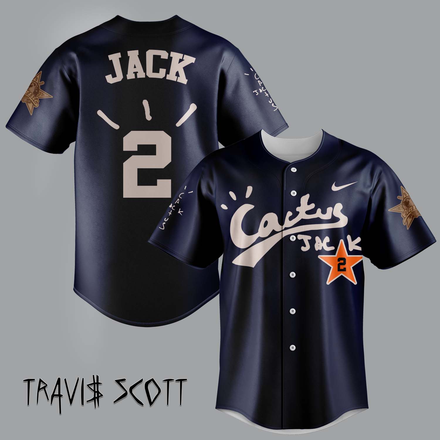 Travis Scott Cactus Jack HBCU Classic Baseball Jersey - BTF Store
