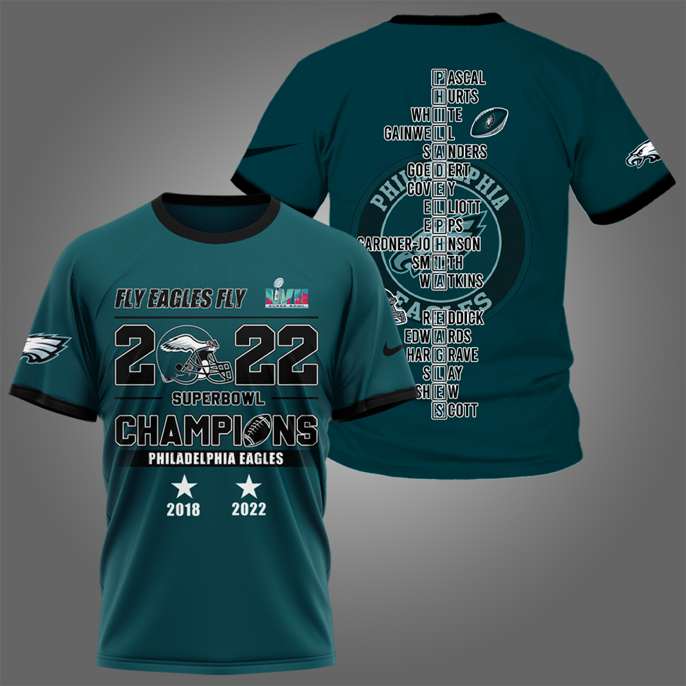 SALE 40% - Philadelphia Eagles 2022 - 2023 NFC Champions T Shirts