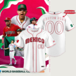 mexico 2023 world baseball classic jersey red (read discribtion