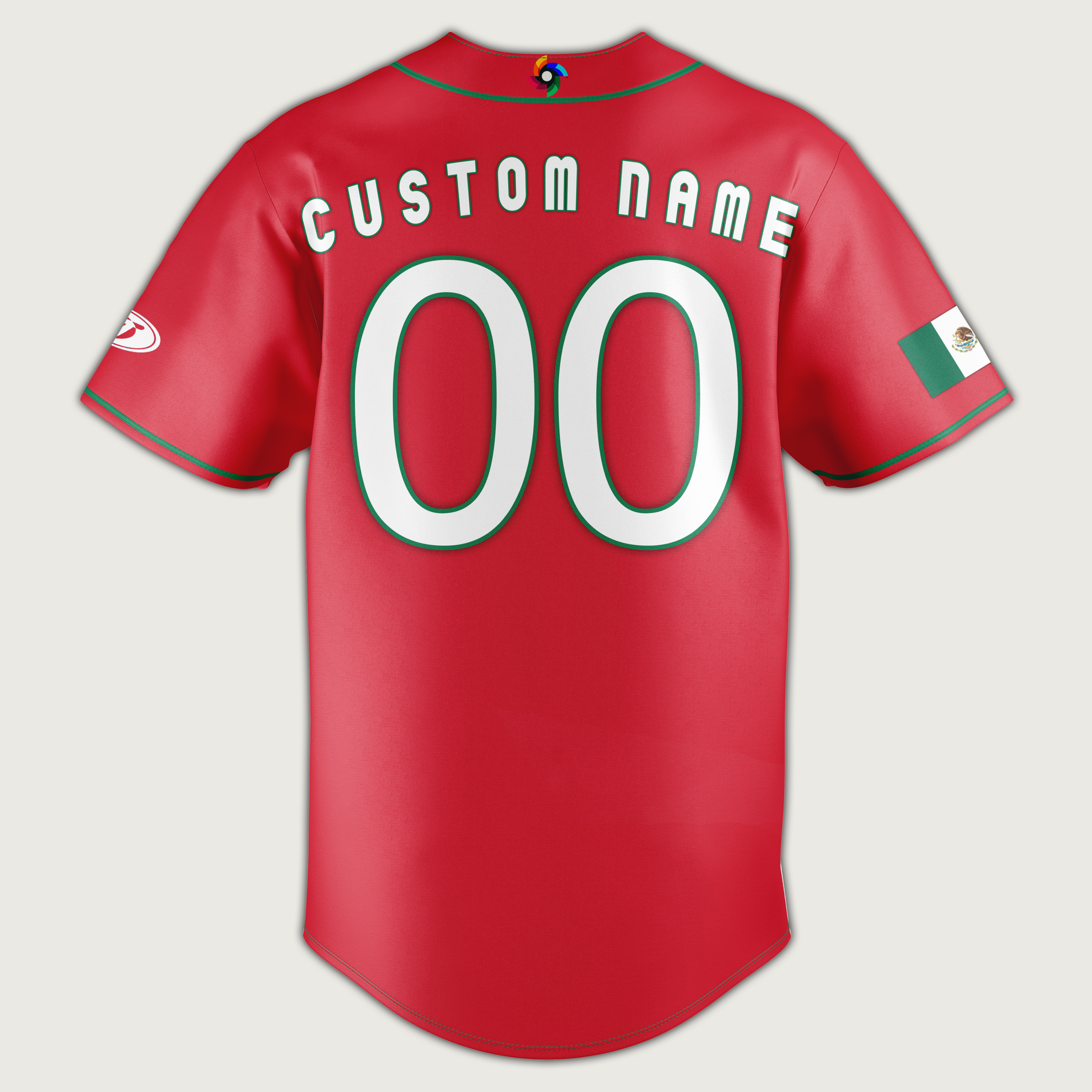 Custom Name Mexico Baseball White 2023 World Baseball Classic Replica Baseball  Jersey