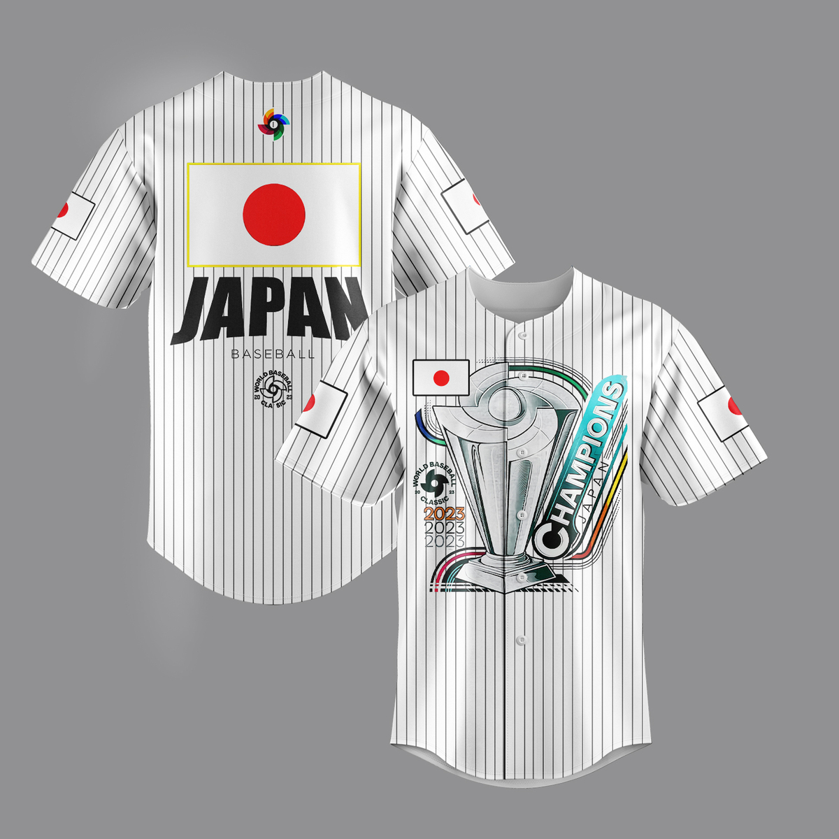 Japan World Baseball Classic Champions Baseball Jersey For Men And