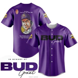Bud Grant Minnesota Vikings Jersey - BTF Store