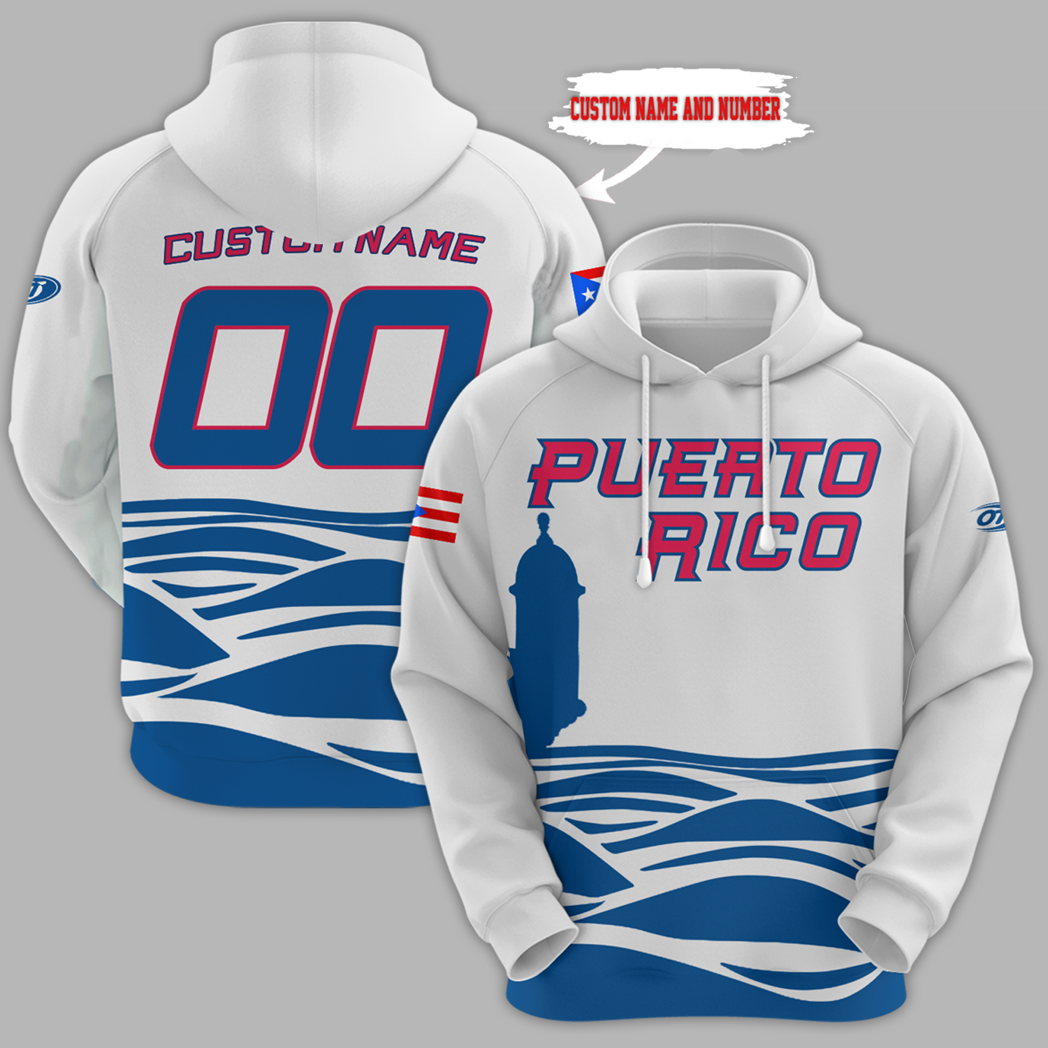 Puerto Rico Baseball 2023 World Baseball Classic Replica Jersey - White