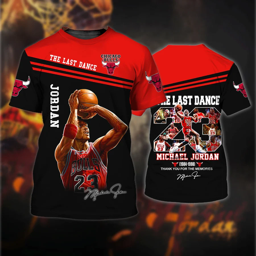 Michael Jordan 23 Chicago Bulls Fans 3D All Over Print 3D TShirt Hoodie -  BTF Store