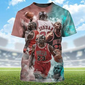 Chicago Bulls Michael Jordan 23 Nba Basketball Team Logo 3d