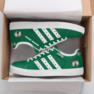 Mægtig trimme Demokratisk parti Boston Celtics Logo Stan Smith Shoes - BTF Store