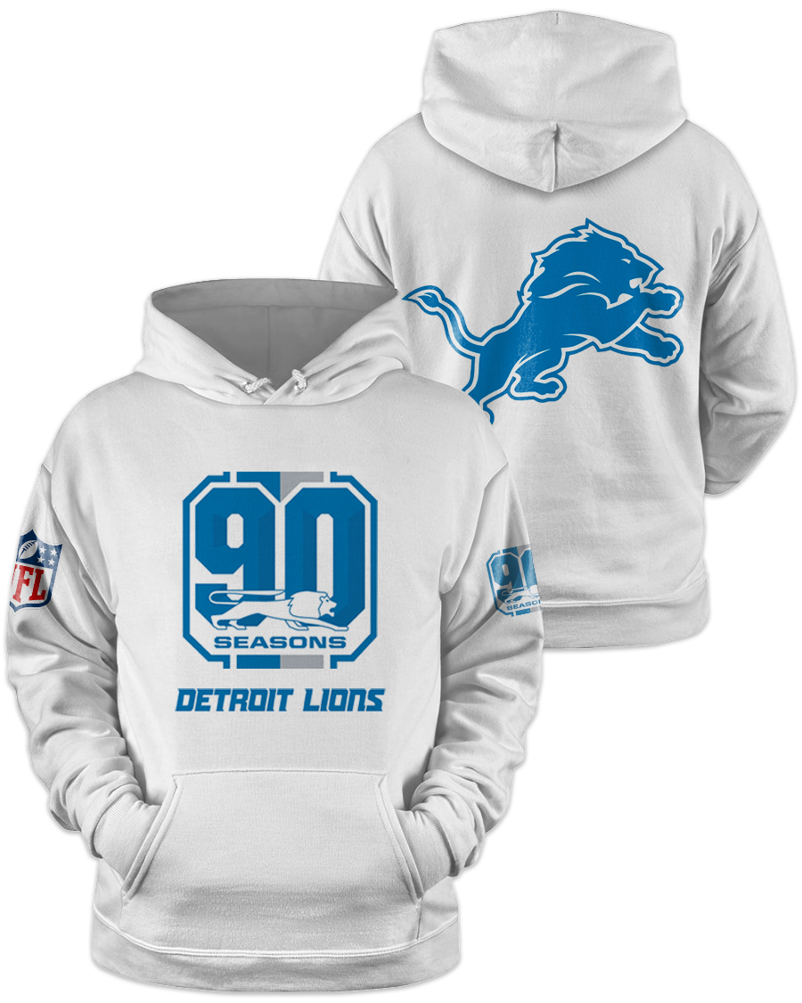 Detroit Lions Collection to celebrate 90th season – Hoodie - BTF Store