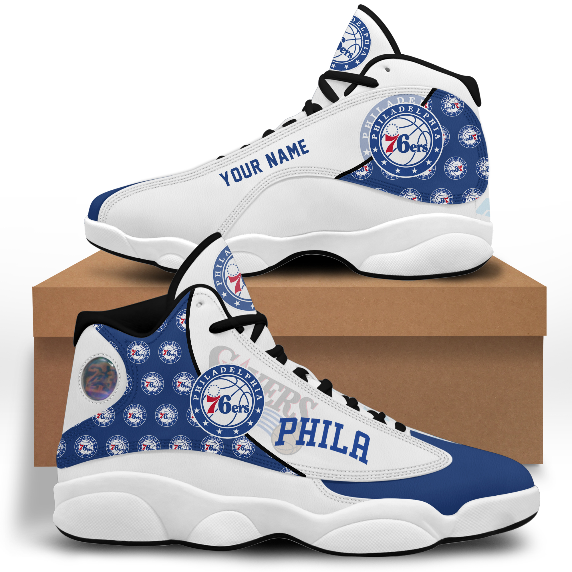 Philadelphia 76ers Basketball Team AJ11 Custom - BTF Store