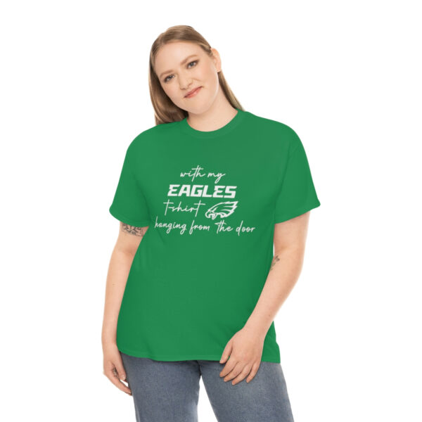 Eagles T Shirt Hanging From The Door Taylor Swift Chiefs Gold Rush  Sweatshirt With My Eagles T-shirt Hanging From Your Door - Trendingnowe