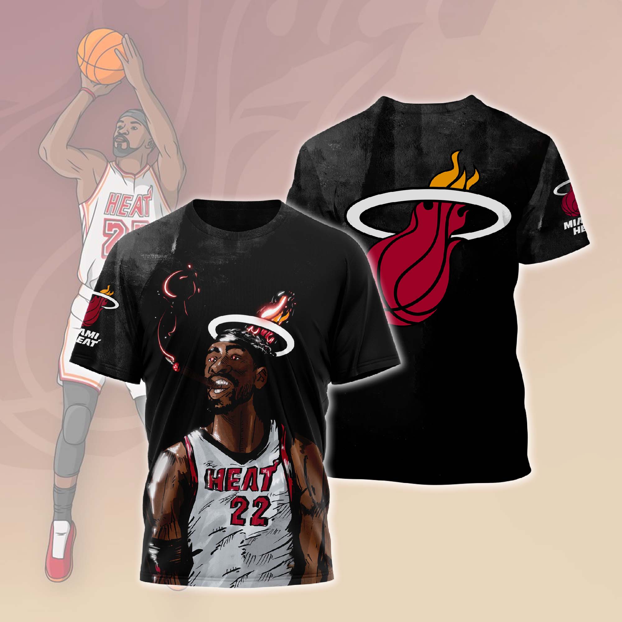 Miami Heat Basketball Shirt - BTF Store