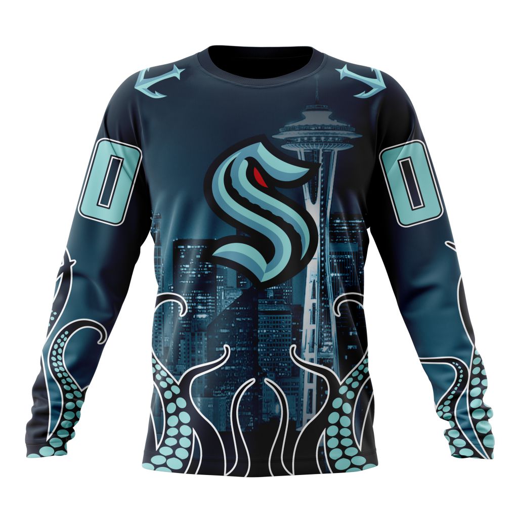 Custom Seattle Kraken Indigenous Peoples Night 2023 NHL Shirt Hoodie 3D -  Bring Your Ideas, Thoughts And Imaginations Into Reality Today