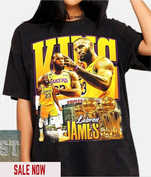 Lebron James Los Angeles Lakers "King James 23" HOODED SWEATSHIRT