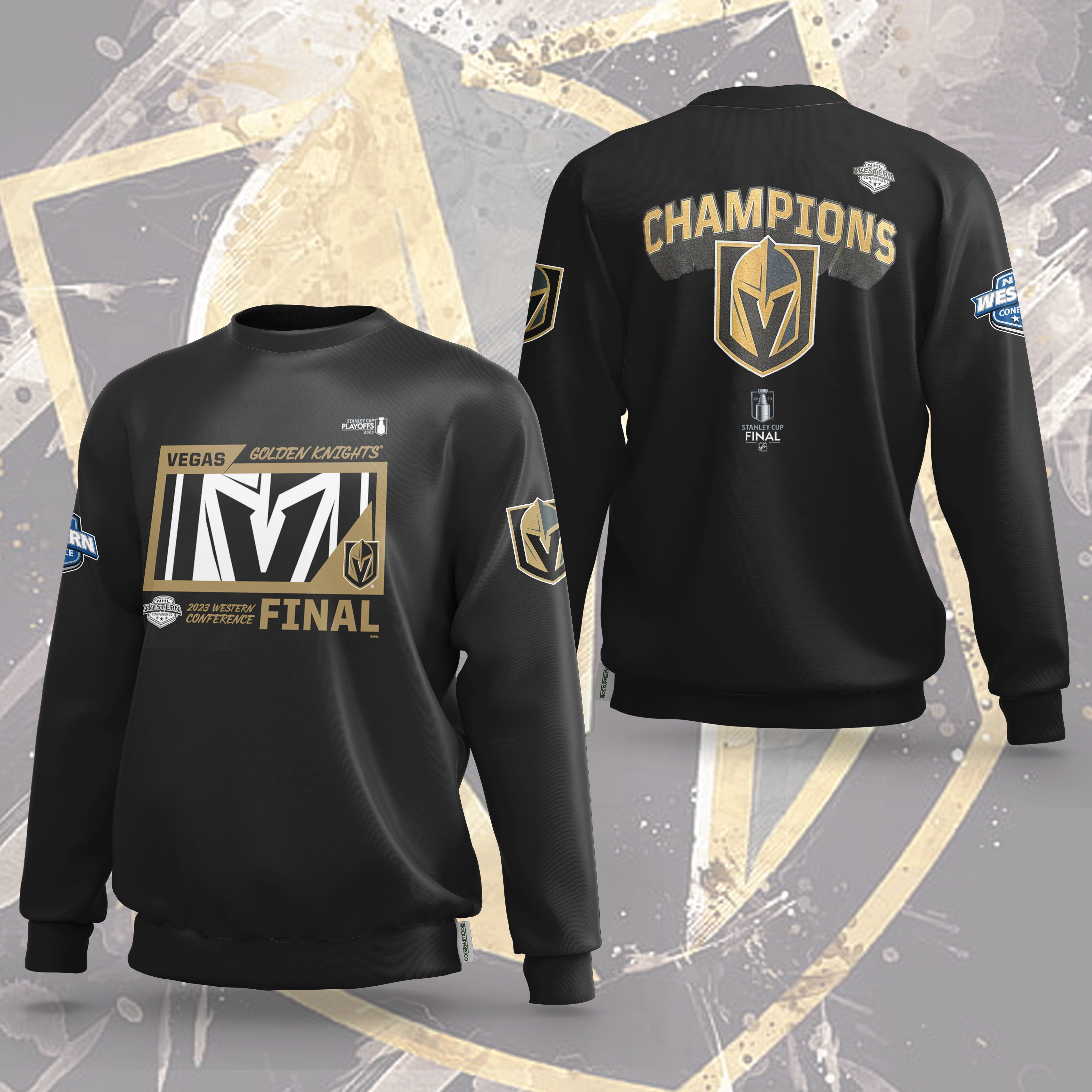 _Vegas Golden Knights Champions NHL 2023 - Jersey - BTF Store