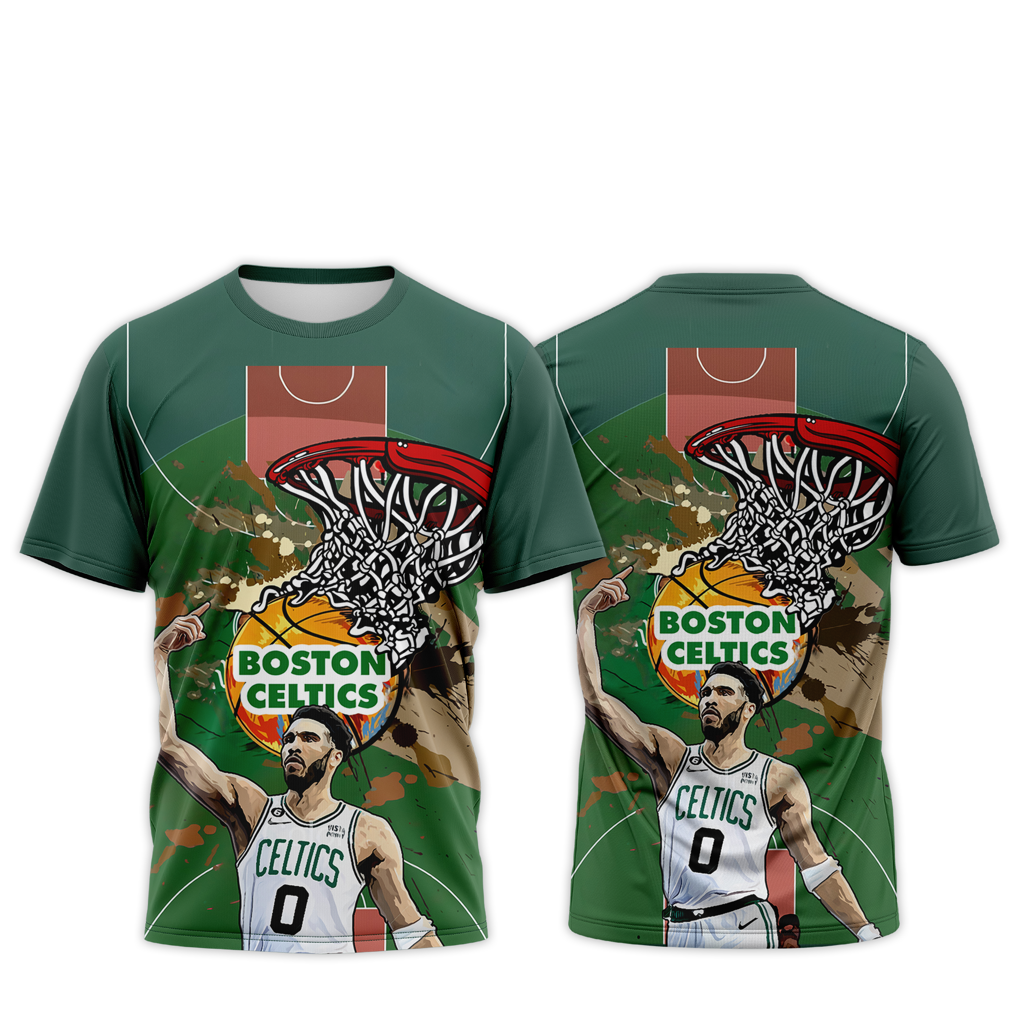 47 Men's Boston Celtics Unfinished Business Green T-Shirt