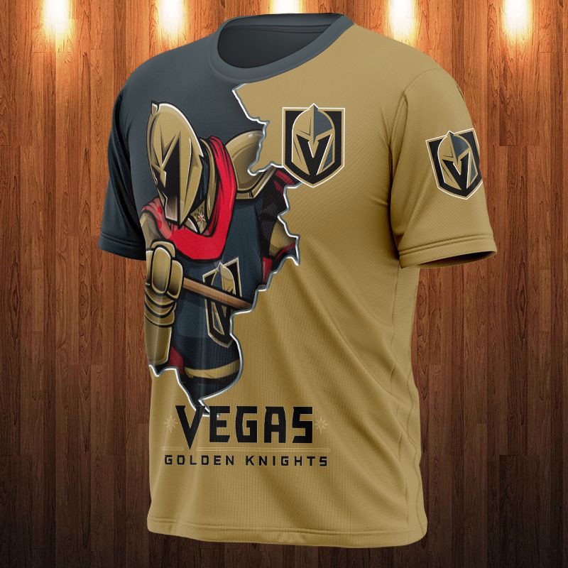 Vegas Golden Knights T-shirt 3d Cartoon Graphic Gift For Fan - BTF Store