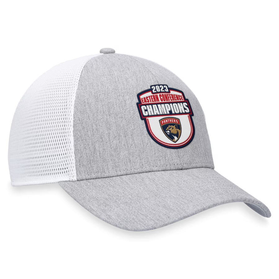 Men's Florida Panthers Fanatics Branded Gray/White 2023 Eastern ...