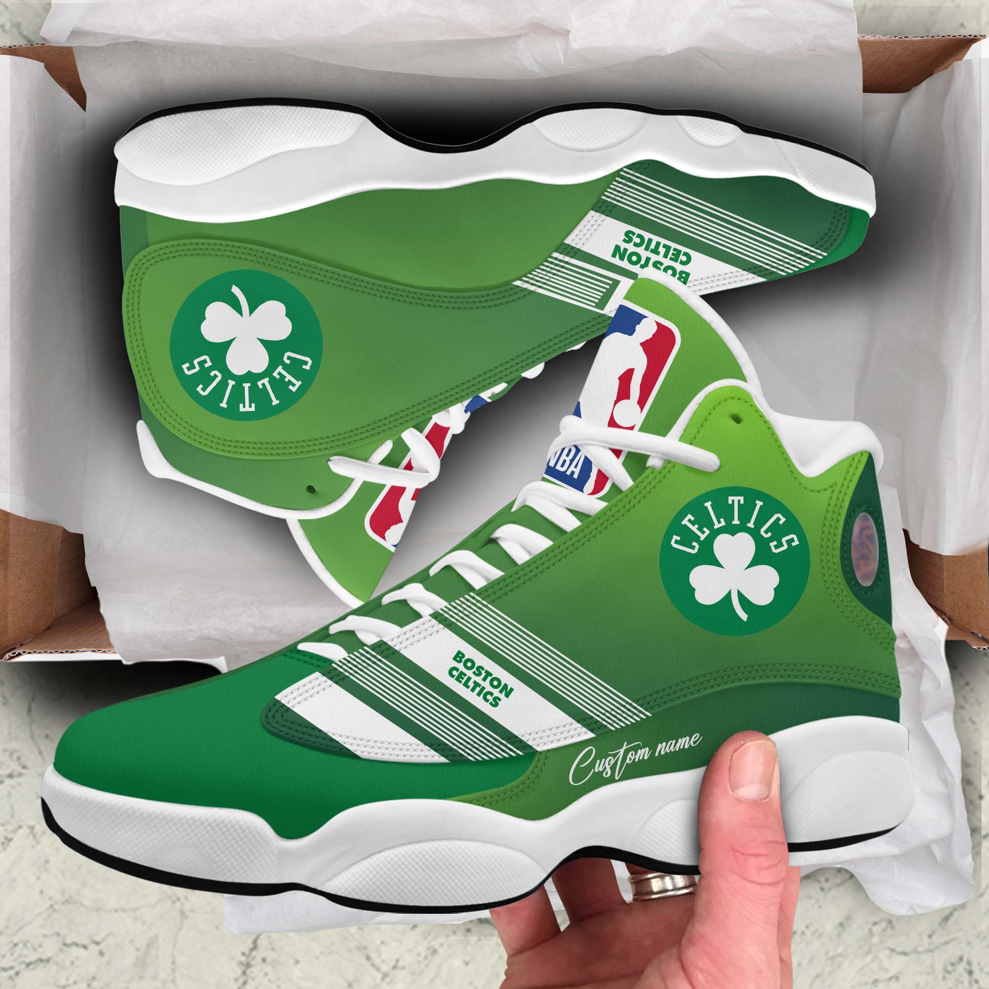 Boston Celtics x Gucci Jordan Retro 11 - BTF Store