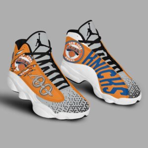 NBA New York Knicks Air Jordan 13 Custom Name Shoes - Freedomdesign