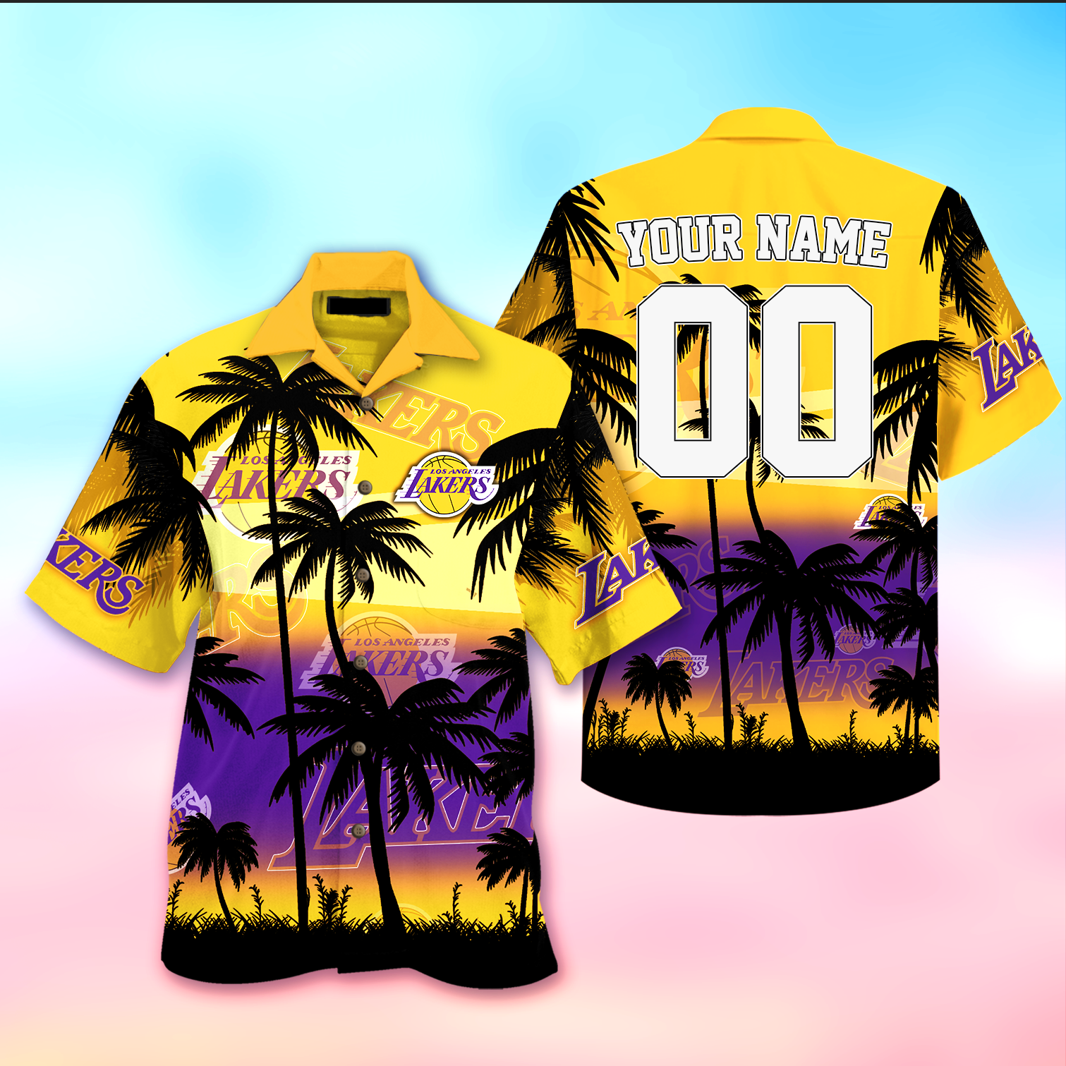 Los Angeles Lakers Retro Hawaiian Shirt For Men And Women Gift