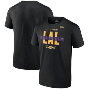 Los Angeles Lakers T-Shirt Men's Fanatics Branded Black 2023 NBA Playoffs  Jump Ball - BTF Store