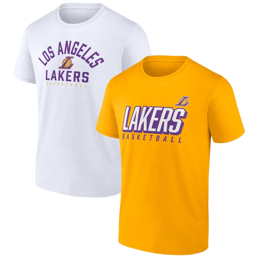 New Era Men's White Los Angeles Lakers Born X Raised T-shirt
