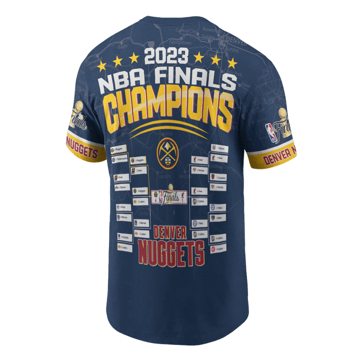 NBA Finals Champs 2022-2023 Denver Nuggets Vintage T-Shirt - Kaiteez
