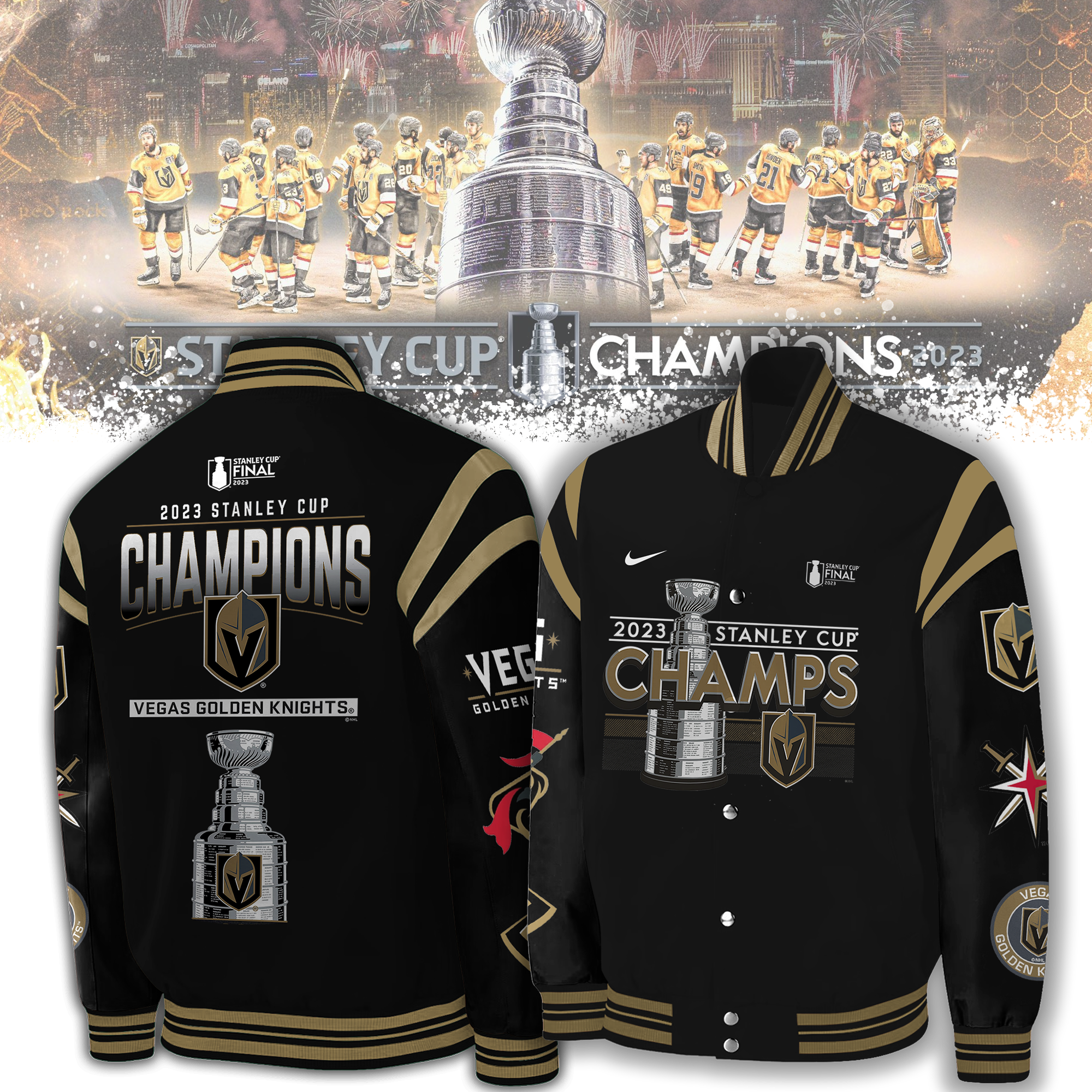 NHL Vegas Golden Knights Stanley Cup Jersey