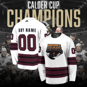 Hershey Bears Customized Number Kit for 2012-2022 Home Jersey