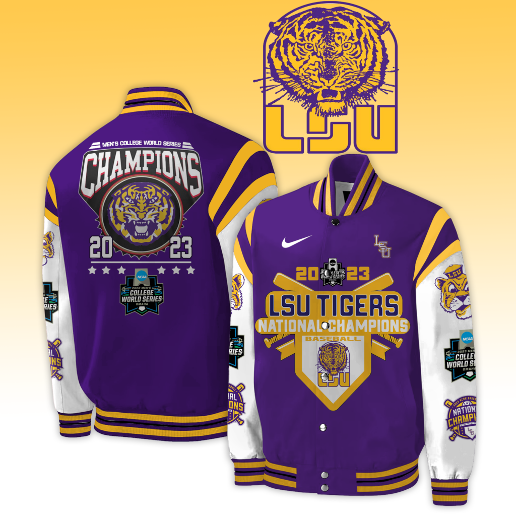 Available] Buy New Custom LSU Tigers Jersey 2023 WS Purple