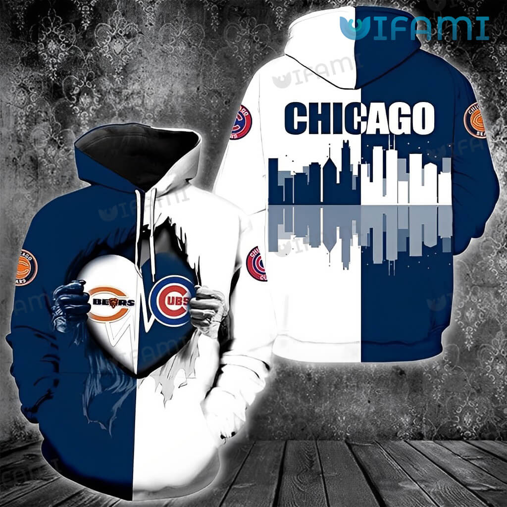 chicago cubs zip up sweatshirt