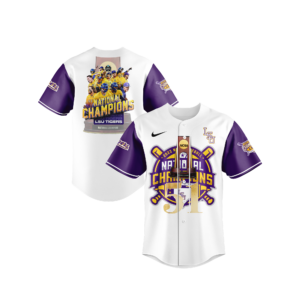 Available] Buy New Custom LSU Tigers Jersey 2023 WS Purple