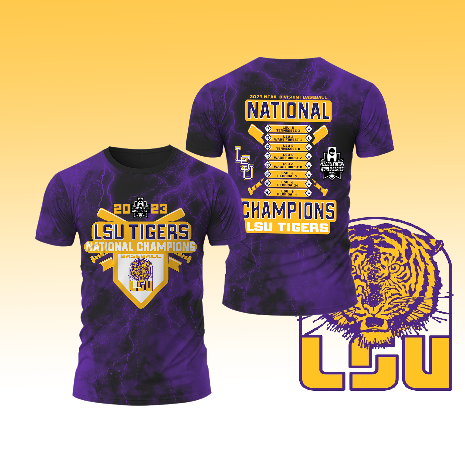 LSU Tigers Baseball Shirt, LSU Baseball T-Shirt, Tigers Tee