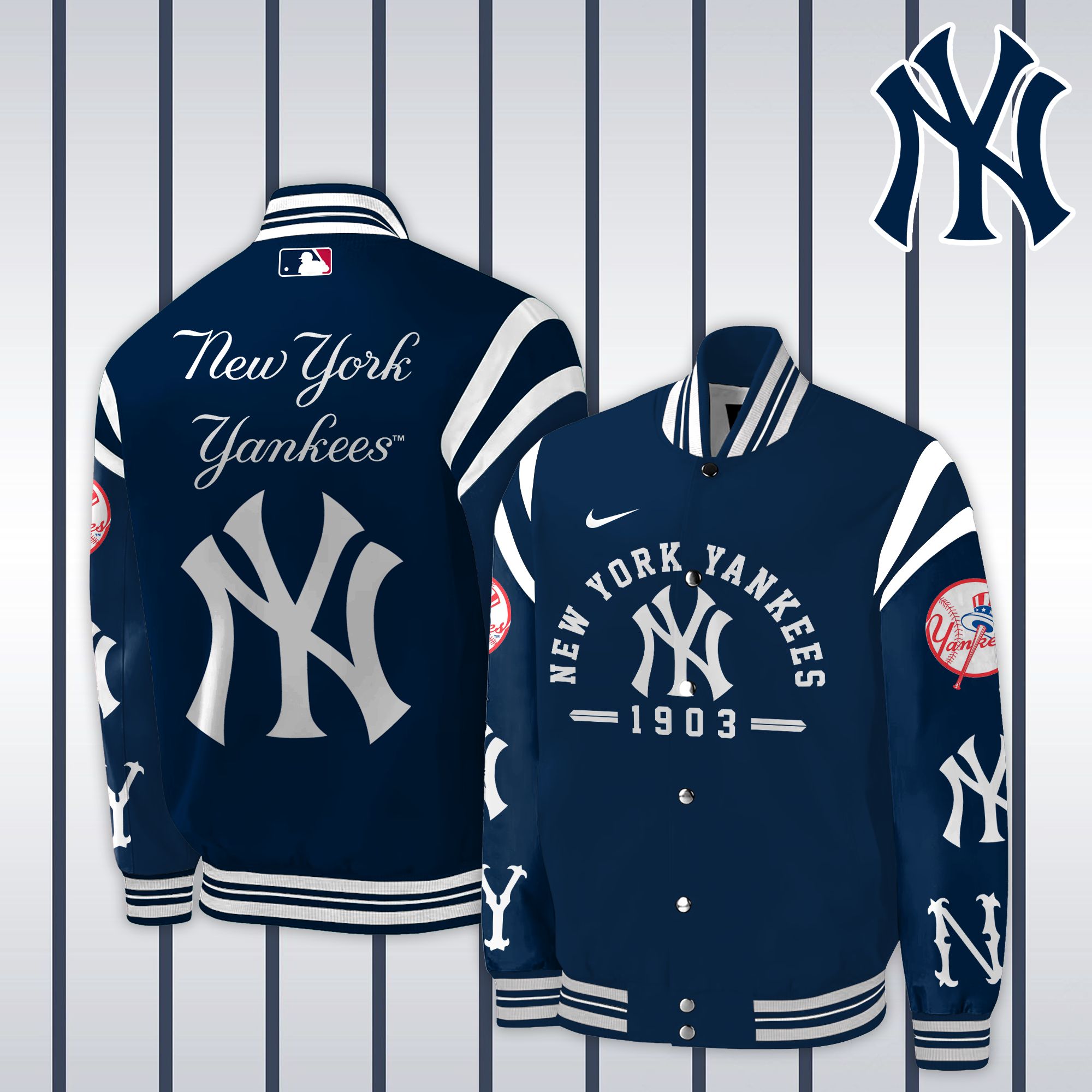 _New York Yankees Short Sleeve Hoodie - BTF Store