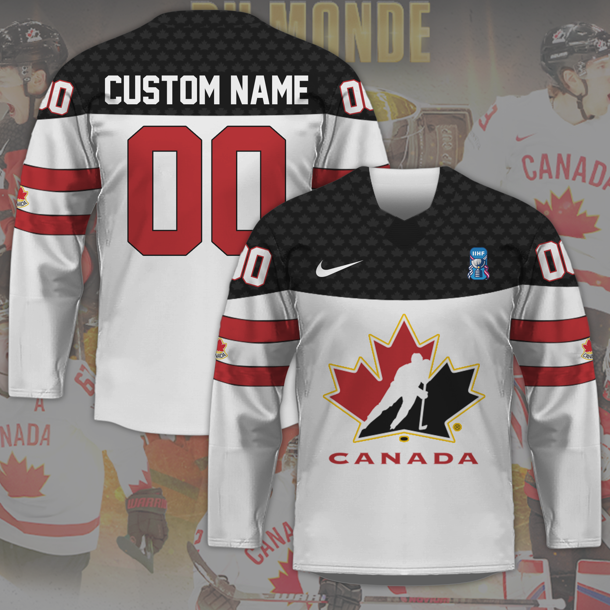 Hockey Canada Nike - Custom Replica Jersey - White