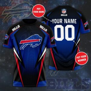 Personalized NFL Buffalo Bills Custom Name Air Force Shoes - Tagotee