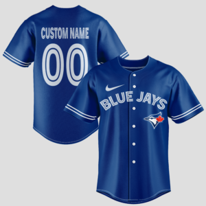 MLB Toronto Blue Jays Custom Name White Baseball Jersey