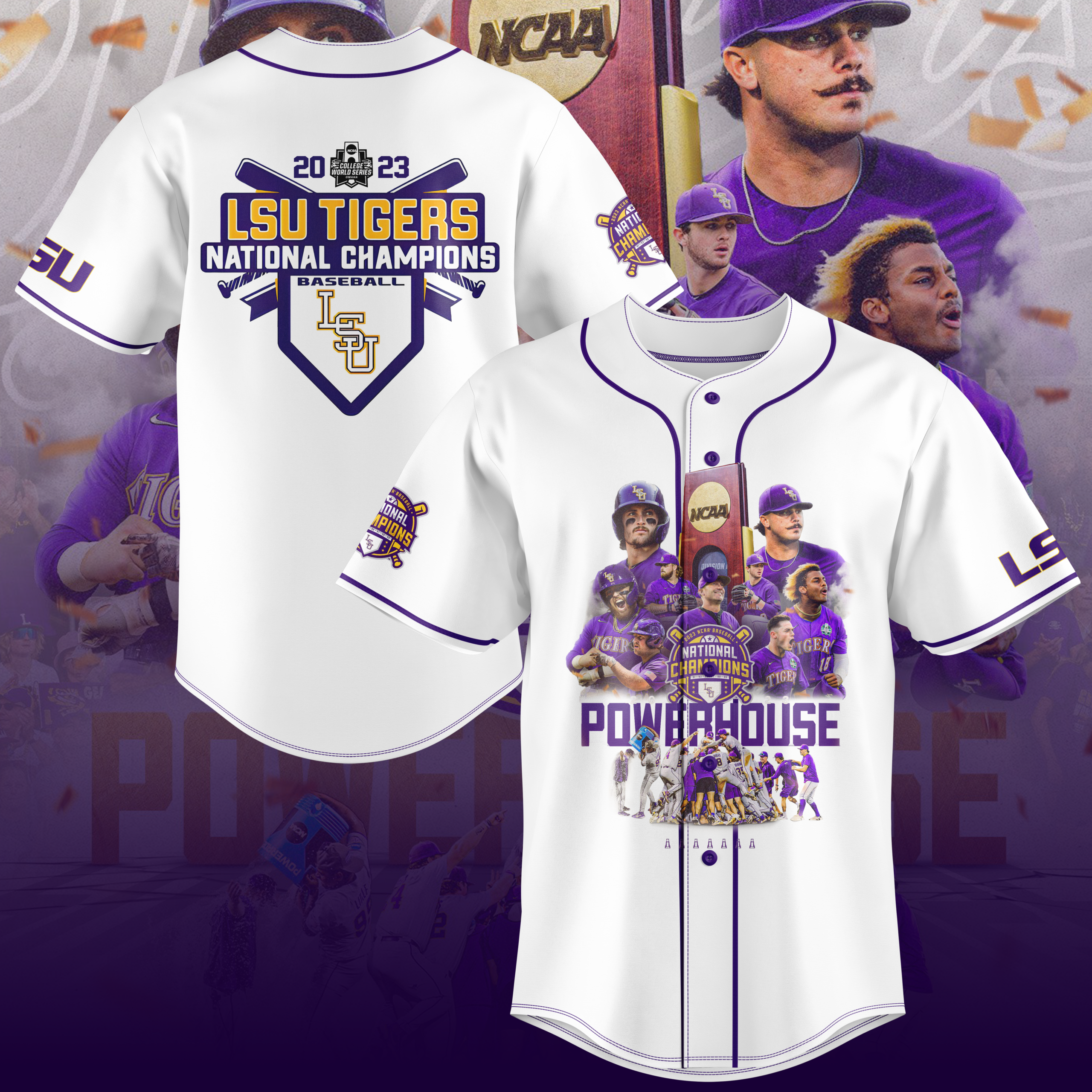 LSU Baseball Gear, LSU Tigers Baseball Jerseys, Hats, T-Shirts