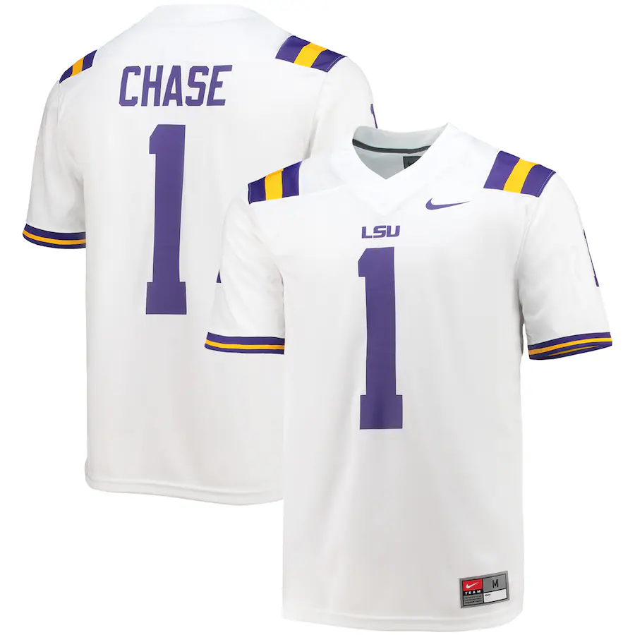 LSU Tigers Nike #1 Chase Branded Jersey - BTF Store