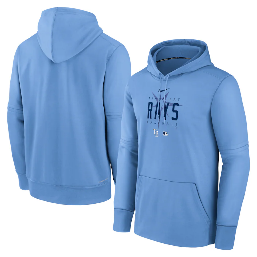 Men's Nike Navy Tampa Bay Rays Authentic Collection Logo Performance Long Sleeve T-Shirt Size: Small