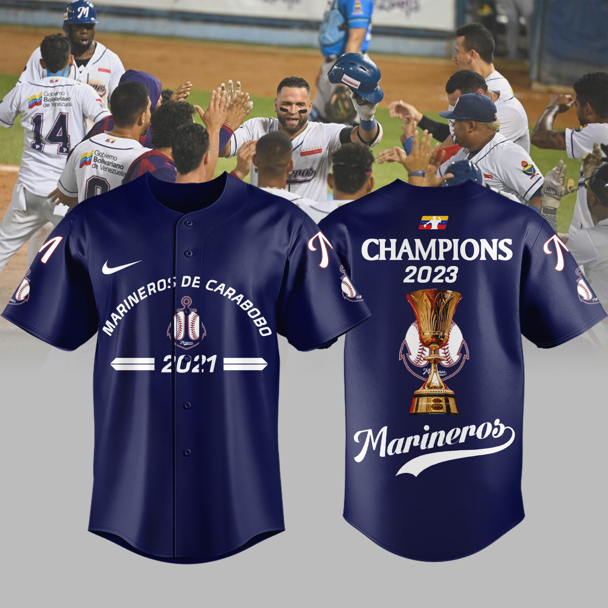 Marineros De Carabobo Champs 2023 Jersey - BTF Store