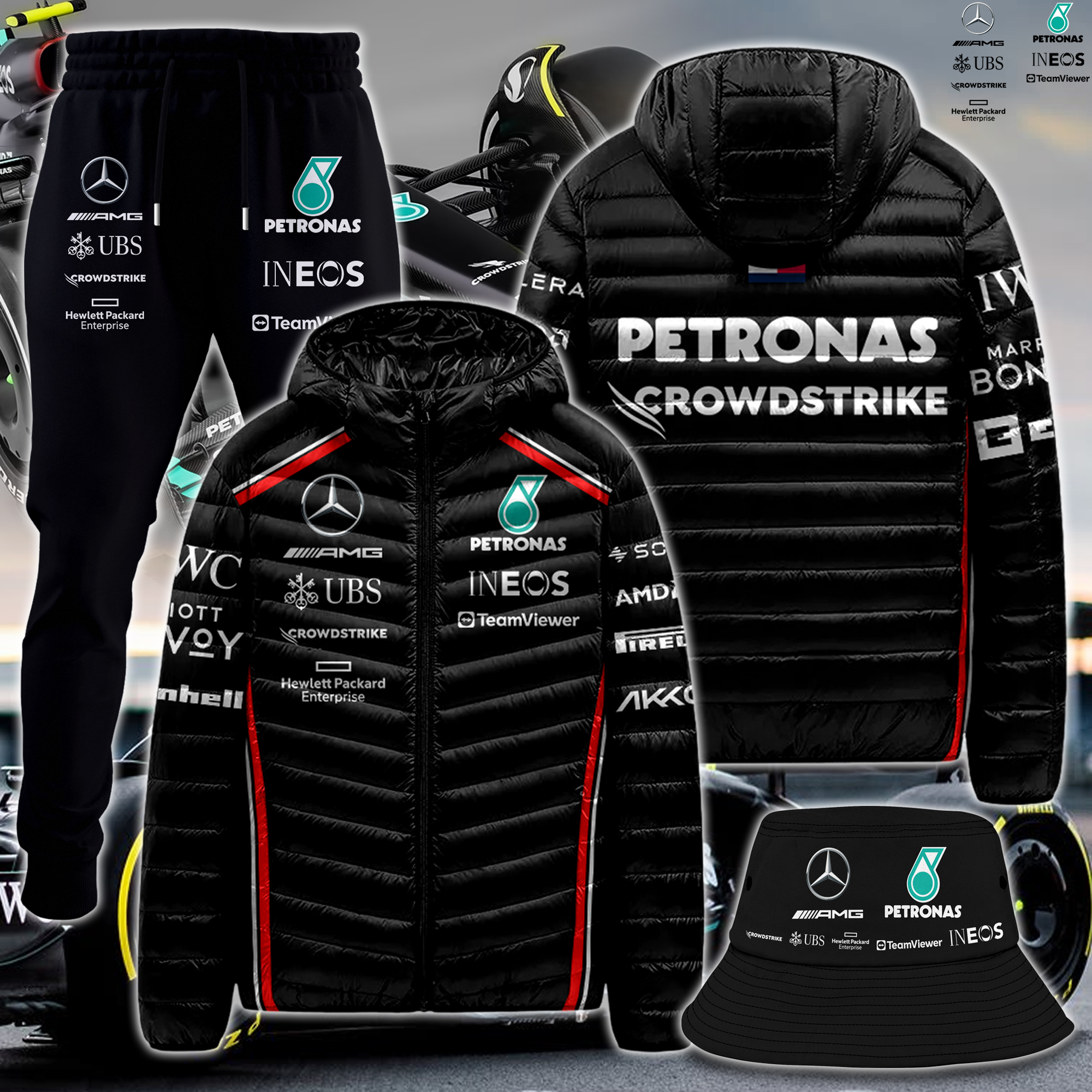 Mercedes-AMG PETRONAS F1 Sideline Jacket 2023