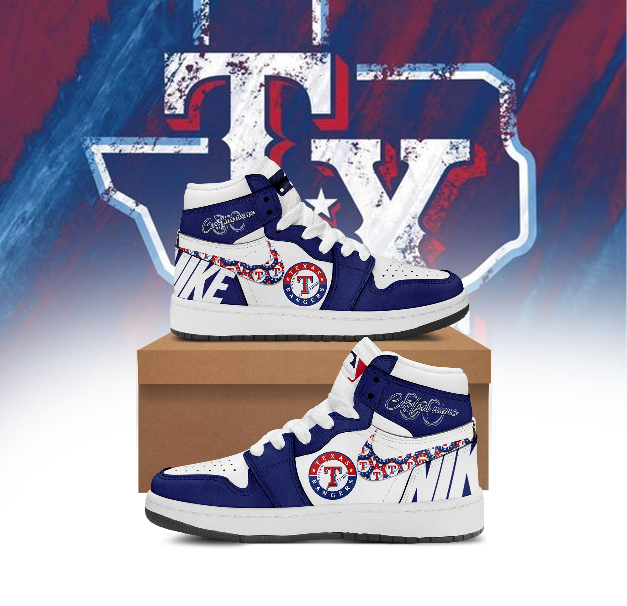 Boston Red Sox Sneaker Air Jordan Hightop Shoes Custom Name