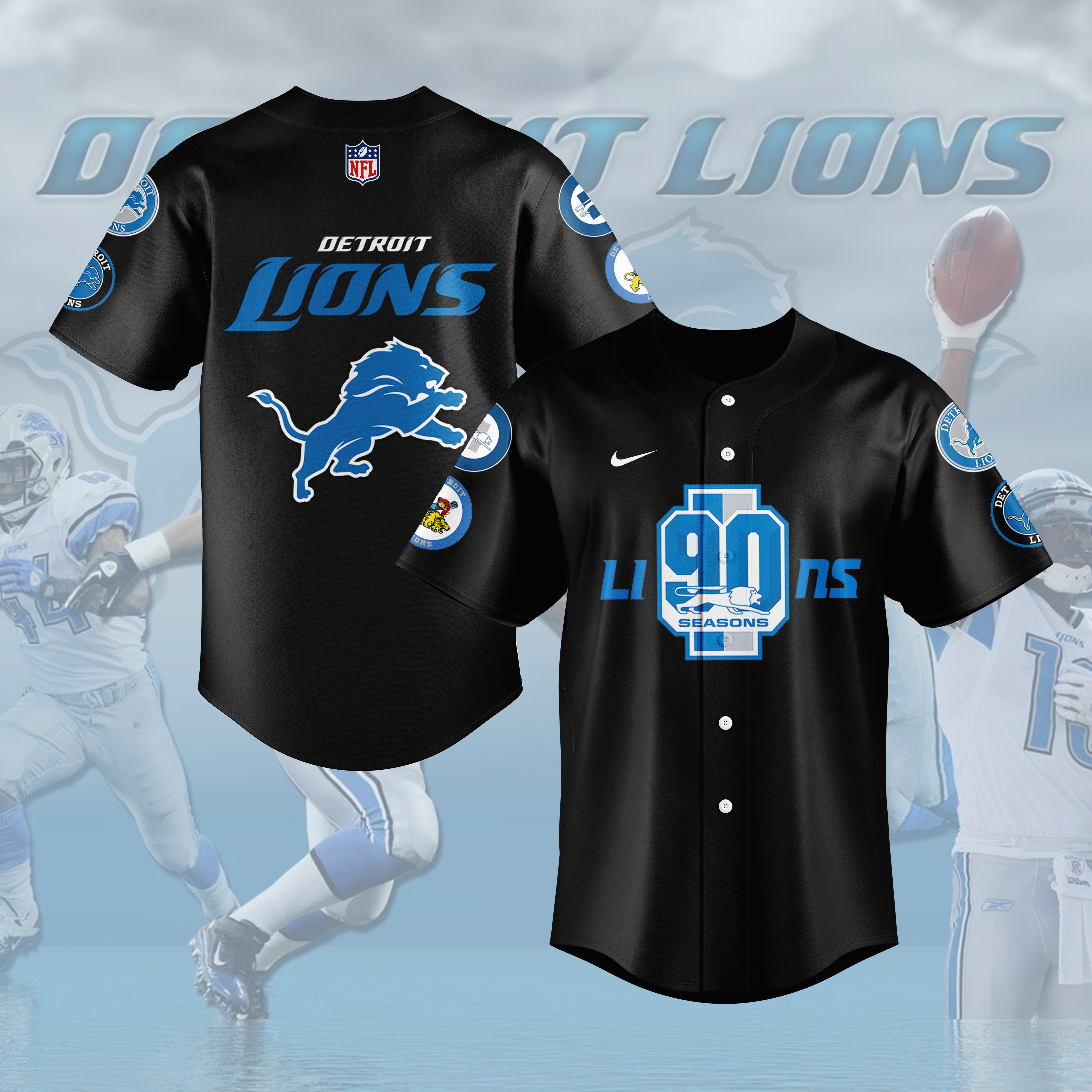 blue lions jersey