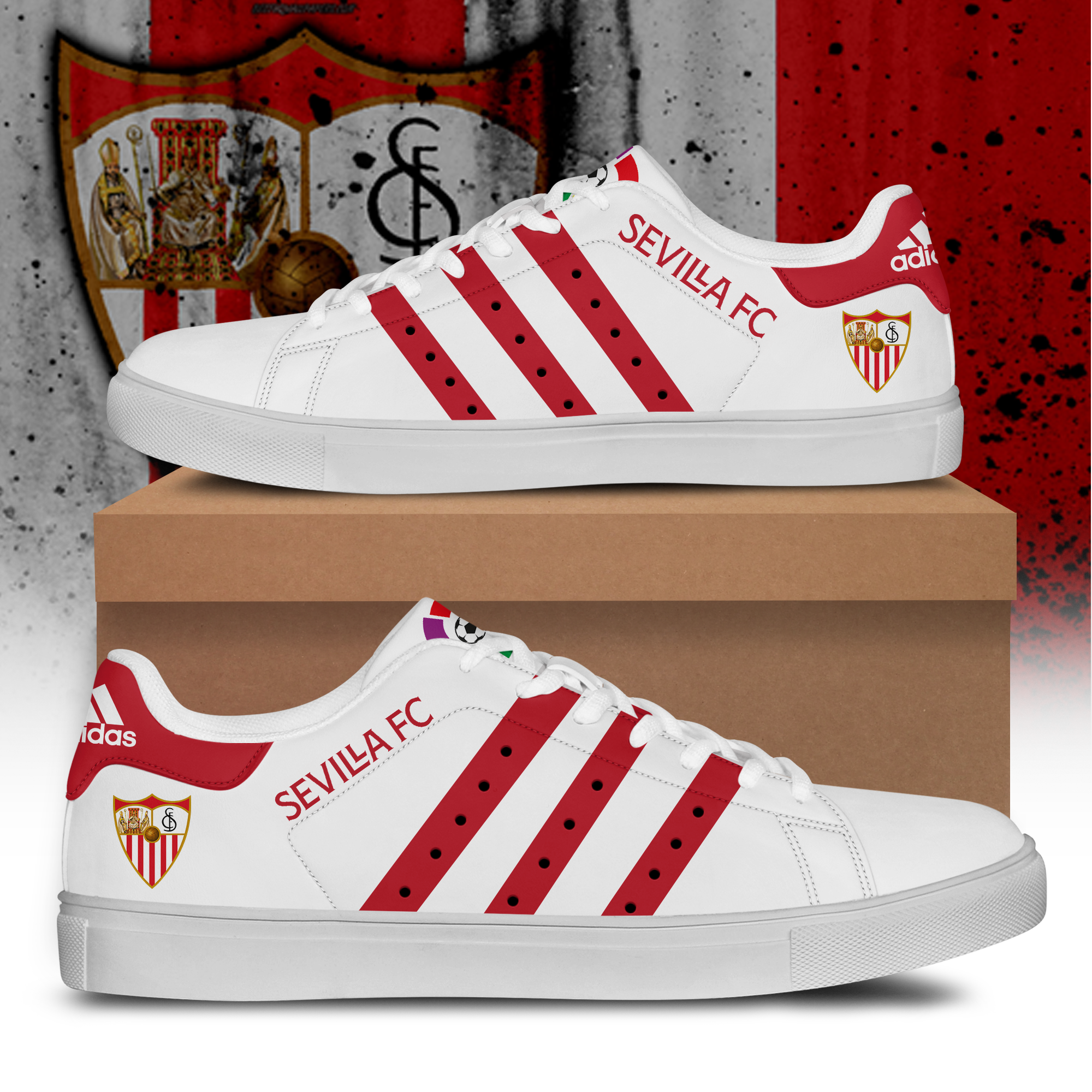 Sevilla F.c Stan Smith - Metal Addicted LLC
